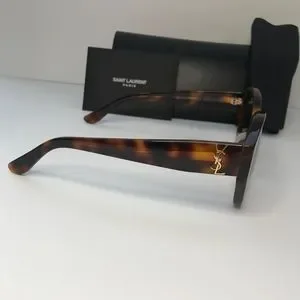 New - ? Original SAINT LAURENTSL M8/FN Sunglasses Tortoise Saint Laurent | Accessories | New Original Saint Laurentsl  main image 3